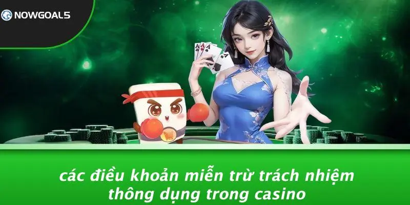 Các Điều Khoản Miễn Trừ Trách Nhiệm Thông Dụng Trong Casino