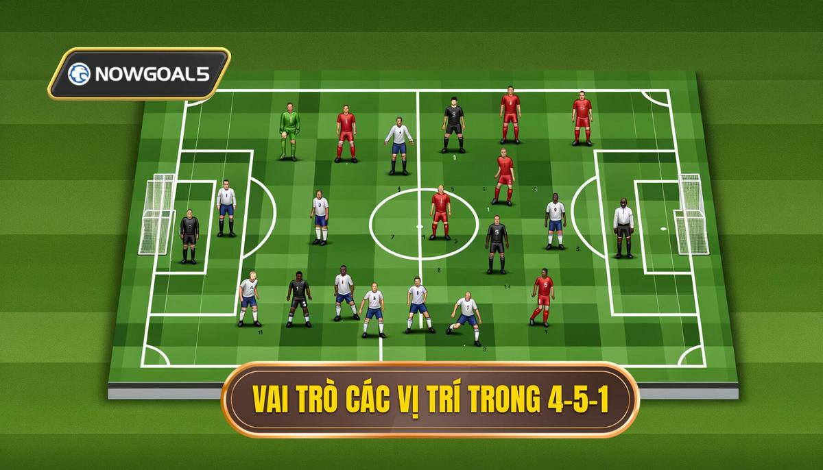 Phân tích Chi tiết Vai trò Từng Vị trí trong 4-5-1