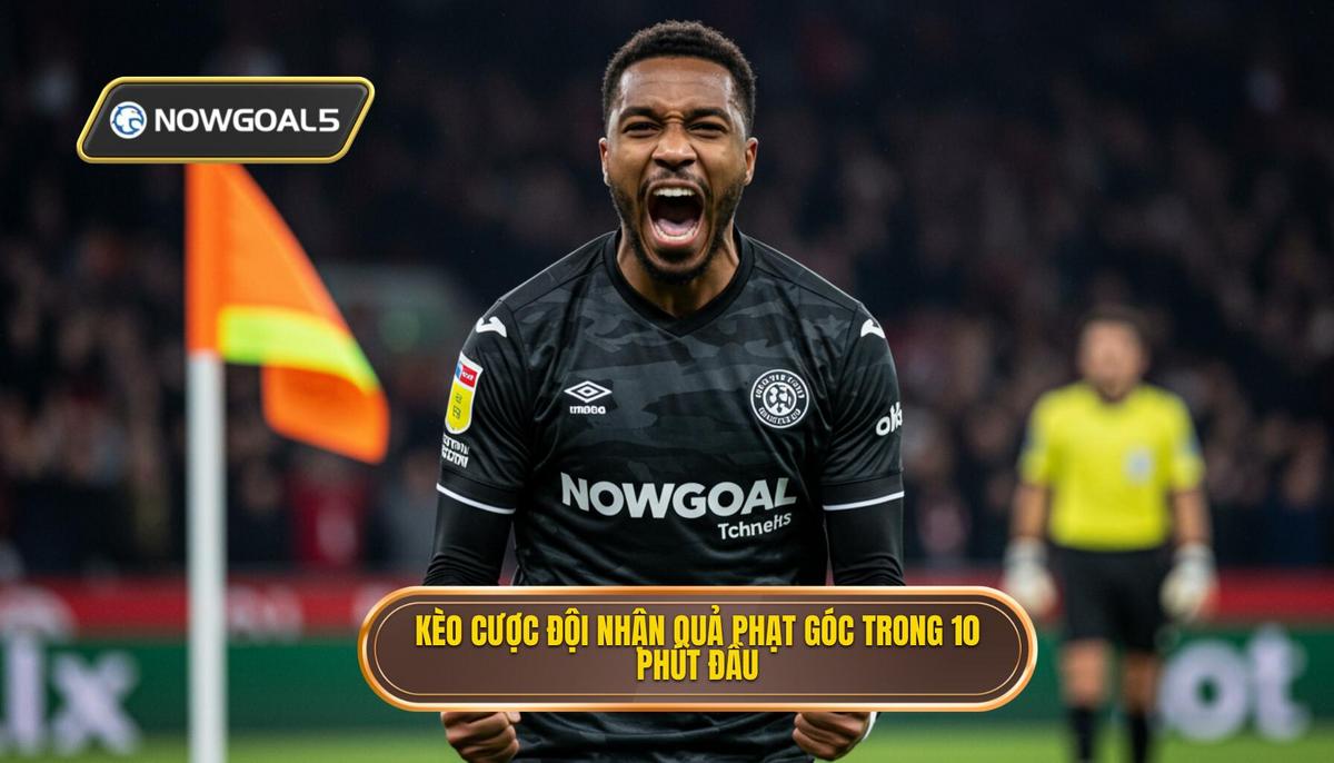 Kèo cược đội nhận quả phạt góc trong 10 phút đầu