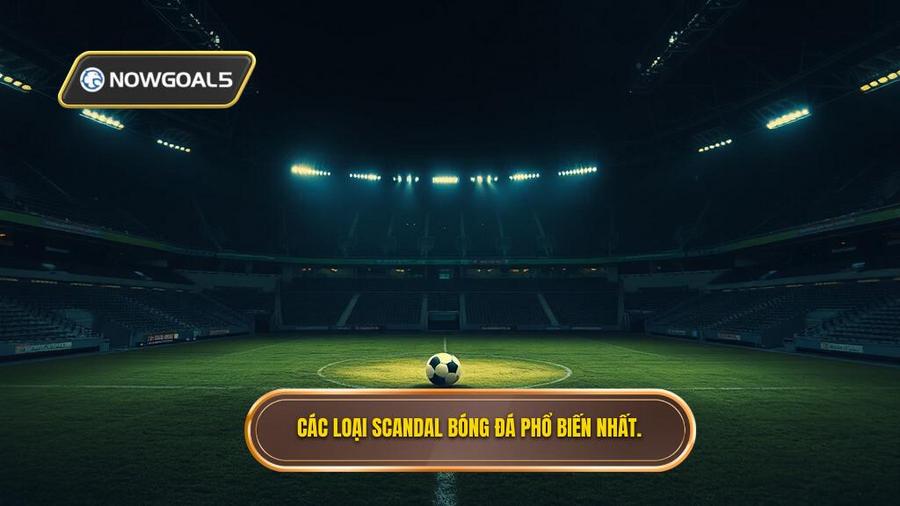 1. Các loại scandal bóng đá phổ biến nhất.