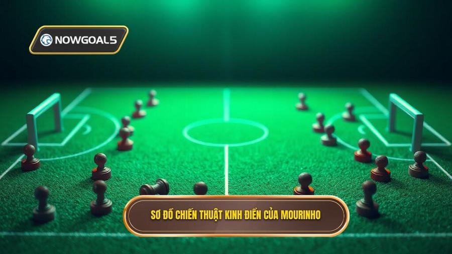 Các sơ đồ chiến thuật kinh điển của Mourinho