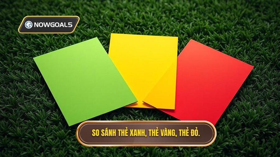 Sự khác biệt giữa Thẻ xanh, Thẻ vàng và Thẻ đỏ